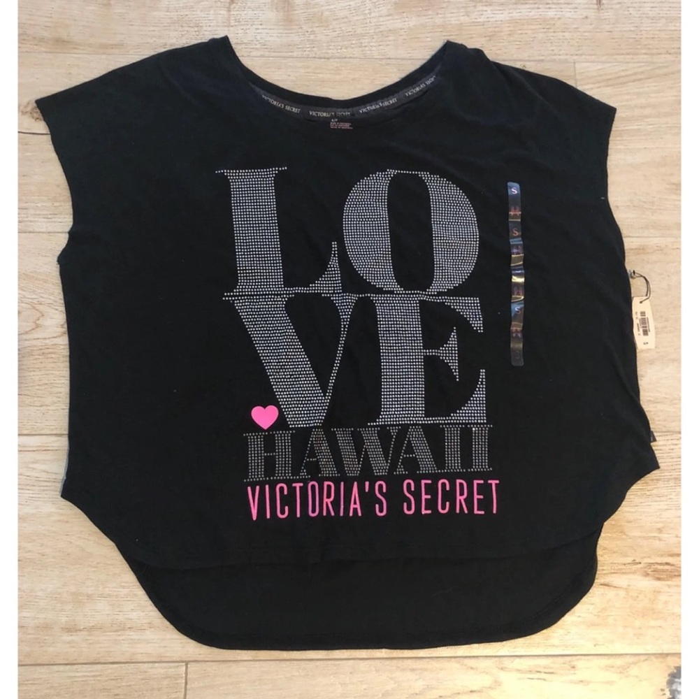 VS NWT LOVE HAWAII Bling Top Sz S